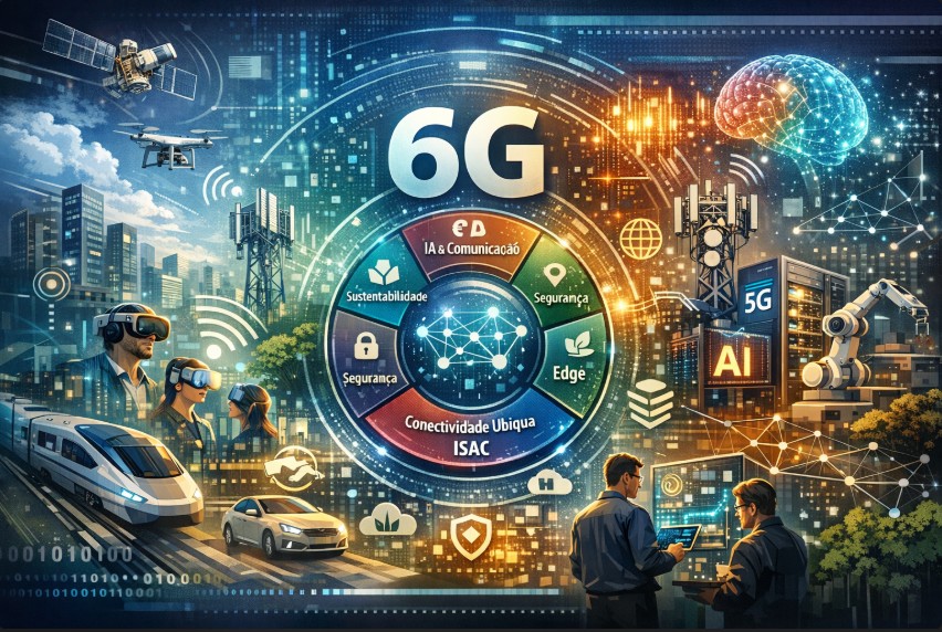 6G e redes “nativas em IA”, por que a pesquisa acelerou e o que observar